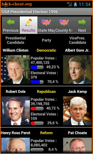 USA Elections screenshot