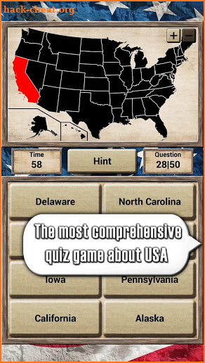 USA Geography - Quiz Game screenshot