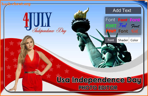 USA Independence Day Photo Editor screenshot