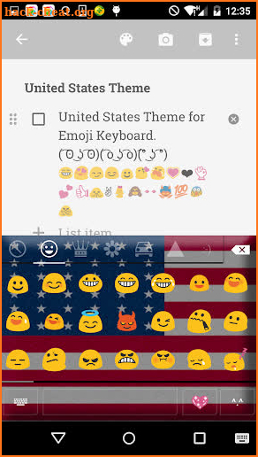 USA Independence Day Theme - Emoji Keyboard screenshot