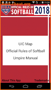 USA Softball Official Rules screenshot