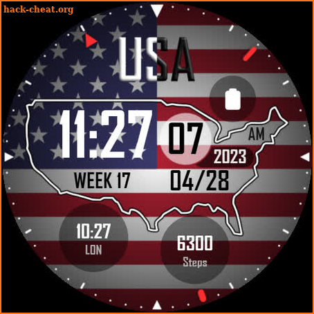 USA Watch Face screenshot