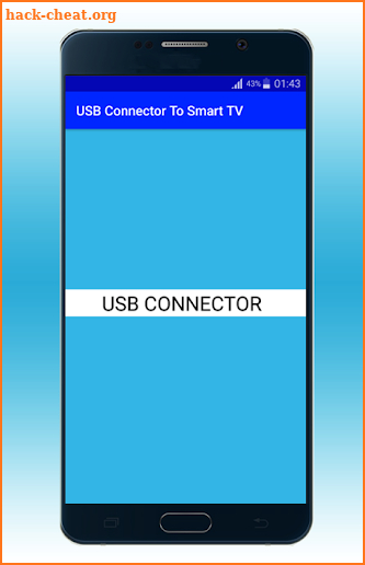 USB connector to smart TV screenshot