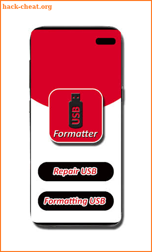 usb formatter - usb data formatting screenshot