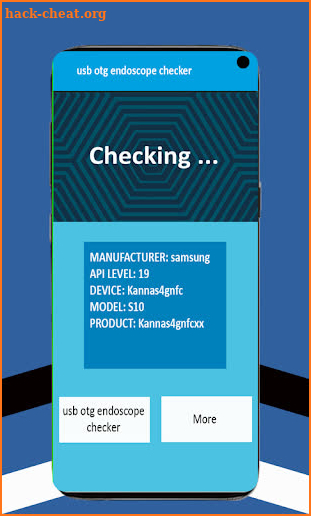 usb otg  endoscope checker. screenshot