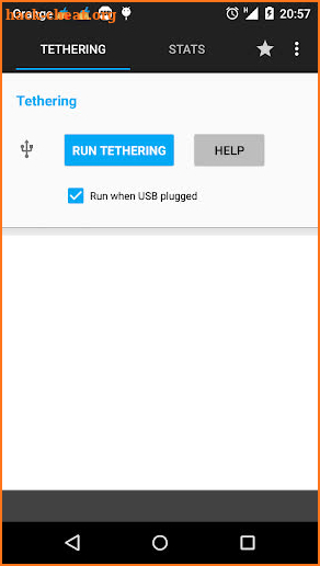 USB Tethering screenshot