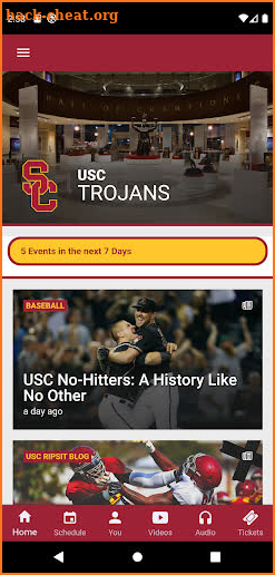 USC Trojans Gameday screenshot