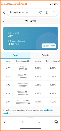 usdctrx - Trx（Tron）mining screenshot