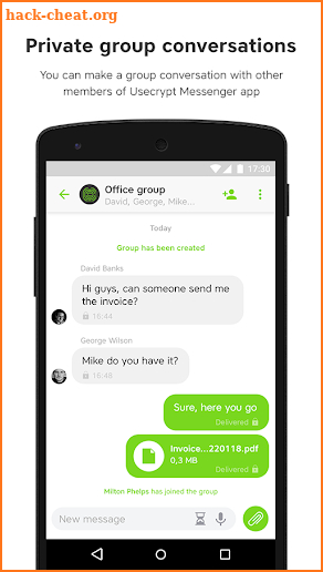 UseCrypt Messenger screenshot