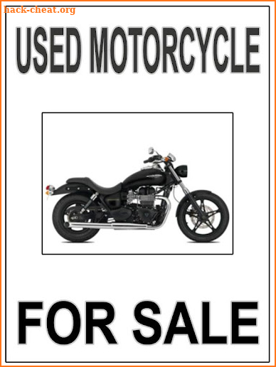 Used Motorcycles For Sale screenshot