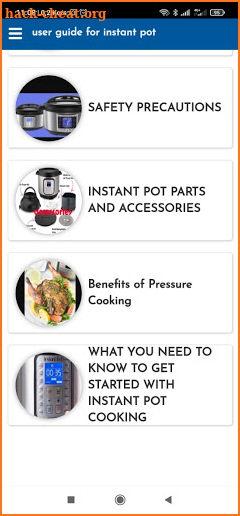 user guide for instant pot screenshot