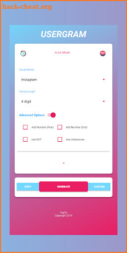 Usergram - Username Generator screenshot