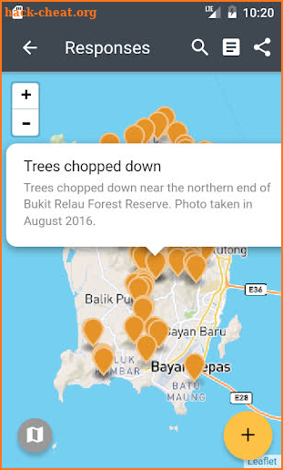 Ushahidi screenshot