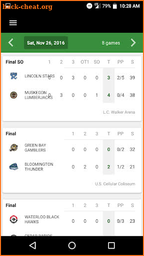 USHL screenshot