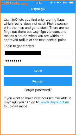 UsynligO screenshot