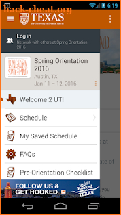 UT Austin Orientation screenshot