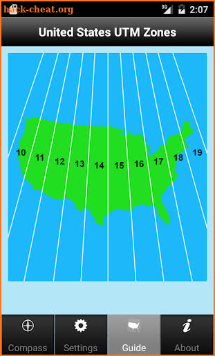 UTM Grid Ref Compass screenshot