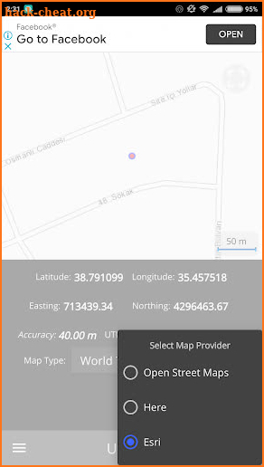 UTM Location screenshot