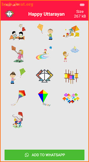 Uttarayan Stickers : WAStickerApps screenshot