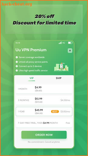 UUVPN - Under free open test screenshot