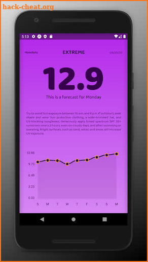 UV Index - Daily & Forecast screenshot