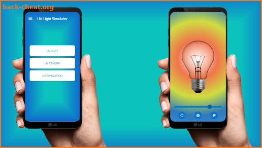 UV light Simulator, Ultraviolet simulation app screenshot