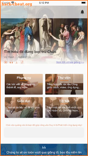 Uỷ Ban Giáo Dục Công Giáo screenshot