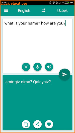 Uzbek-English Translator screenshot