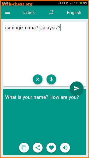 Uzbek-English Translator screenshot