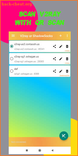V2ray & ShadowSocks Client Connector, Ultra Fast screenshot