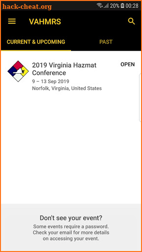 VA Hazmat Conference screenshot