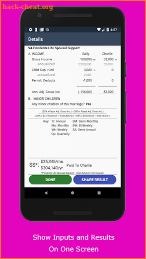 Va. Spousal Support 2018 screenshot