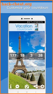 Vacation Countdown App screenshot