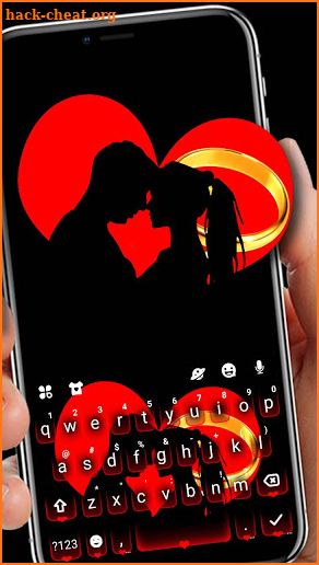 Valentine Adult Love Keyboard Theme screenshot