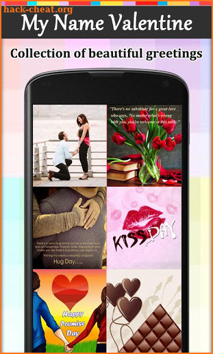 Valentine Day Greeting Cards With Name screenshot