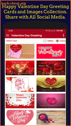 Valentine Day Greeting GIF. screenshot