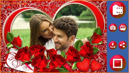 Valentine Day Photo Frame - Love Picture Frames screenshot