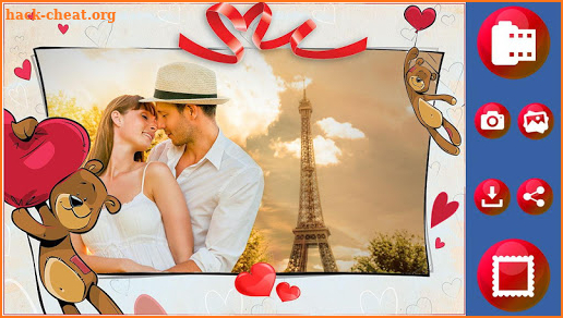 Valentine Day Photo Frame - Love Picture Frames screenshot