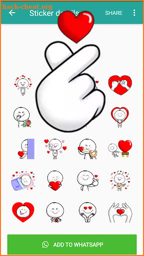 Valentine Day Stickers for WAStickerApps screenshot