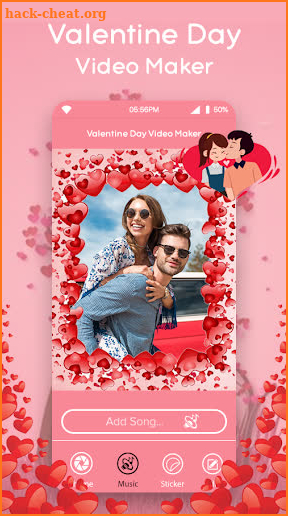 Valentine Day Video Maker screenshot