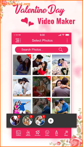 Valentine Day Video Maker 2019 screenshot