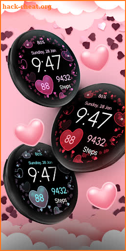 Valentine Elegance Watch Face screenshot