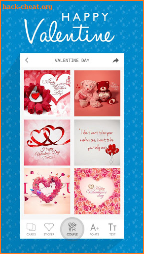 Valentine Greeting Card screenshot