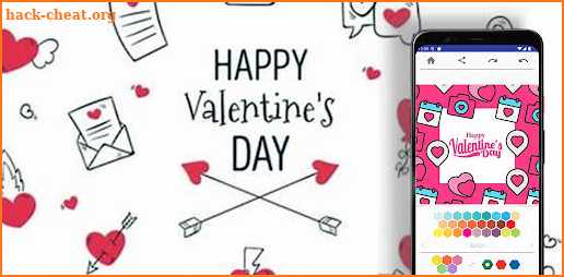 Valentine Love Coloring Pages screenshot