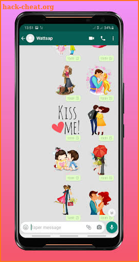 Valentine Stickers 2021 WAStickerApps screenshot