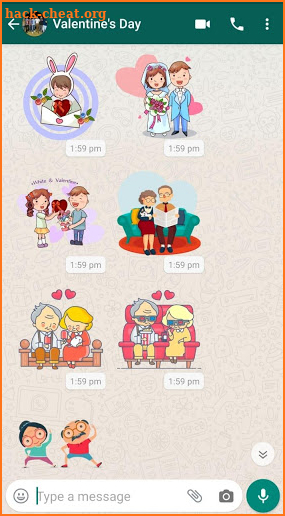 Valentine Stickers for Whastapp (WAStickerApps) screenshot