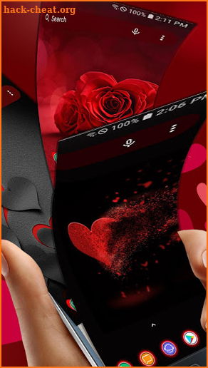 Valentine Theme Launcher - Hearts, Flowers, Love screenshot