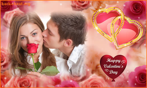 Valentine's Day Photo Frame. screenshot