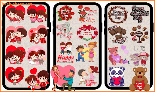 Valentine's Day Stickers Love screenshot