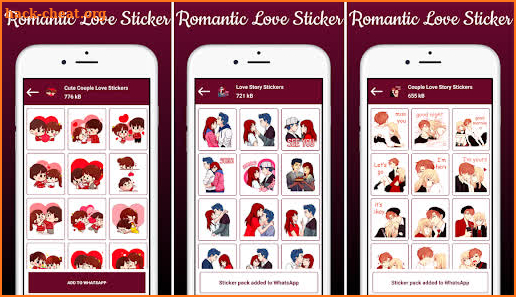 Valentine's Day Stickers Love screenshot